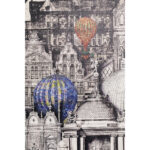 Tablou cu rama Balloons 110x174 cm