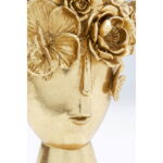 Vaza decorativa Flowercrown auriu 20 cm