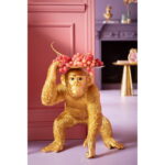 Figurina decorativa Butler Playing Chimp Aurie 52cm