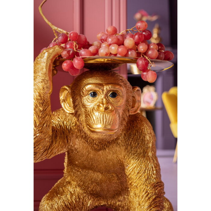 Figurina decorativa Butler Playing Chimp Aurie 52cm