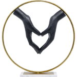 Obiect decorativ Elements Heart Hand 62cm