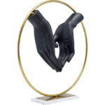 Obiect decorativ Elements Heart Hand 62cm