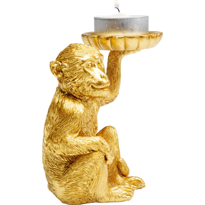 Figurina decorativa Monkey Tealight Holder 11cm
