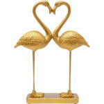 Figurina decorativa Flamingo Love Aurie 39cm