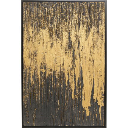 Tablou cu rama Abstract Negru 80x120cm