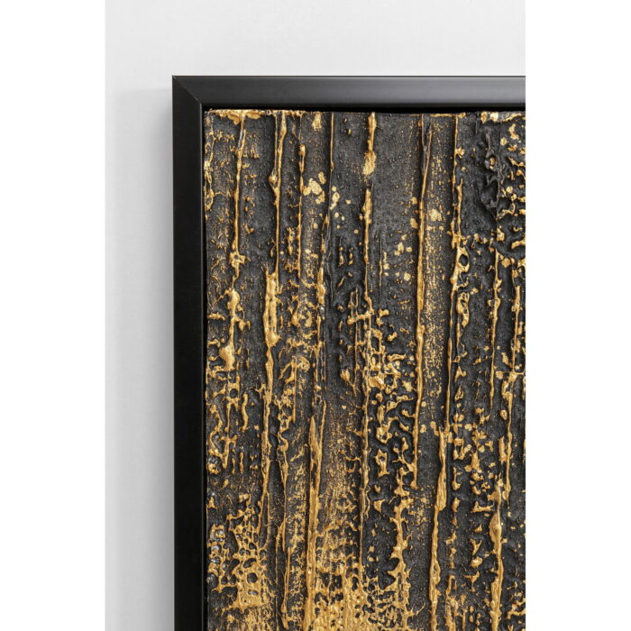Tablou cu rama Abstract Negru 80x120cm