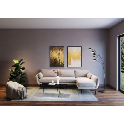 Tablou cu rama Abstract Negru 80x120cm