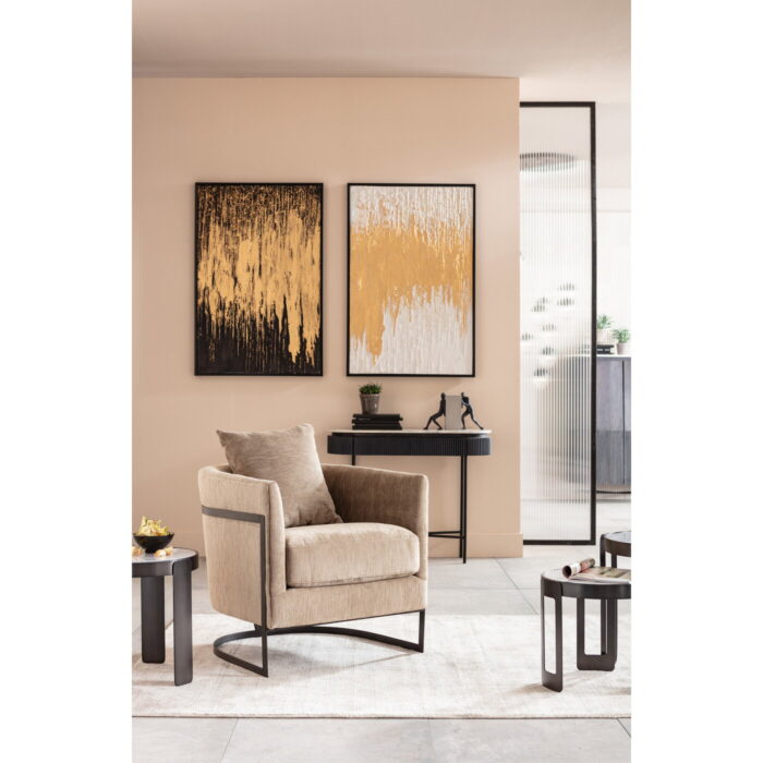 Tablou cu rama Abstract Negru 80x120cm