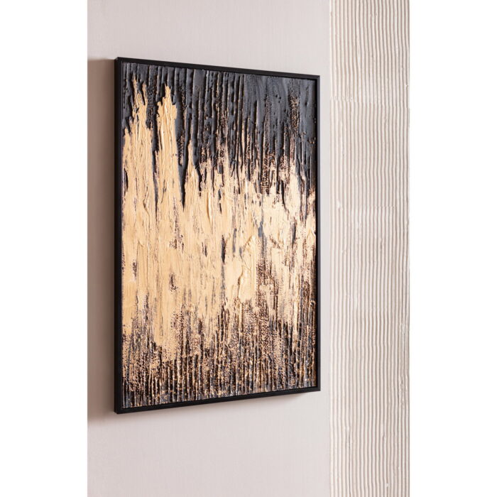 Tablou cu rama Abstract Negru 80x120cm