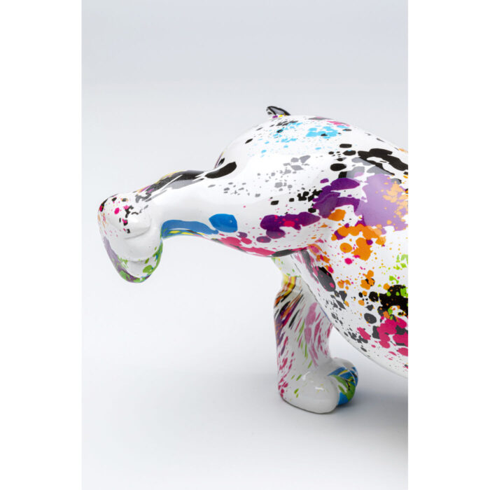 Figurina decorativa colorata Splash Bulldog 32x21 cm