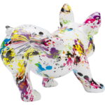 Figurina decorativa colorata Splash Bulldog 32x21 cm