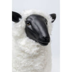 Decoratiune de podea Bathilde 49x54 cm alb-negru