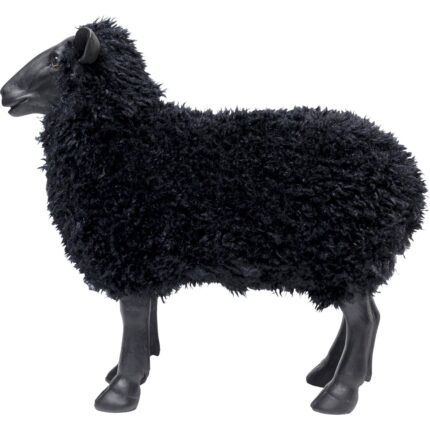 Decoratiune de podea Bathilde 49x54 cm negra