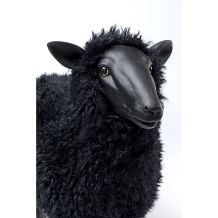 Decoratiune de podea Bathilde 49x54 cm negra