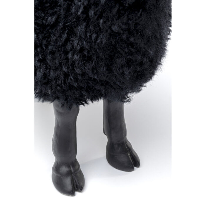 Decoratiune de podea Bathilde 49x54 cm negra