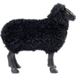 Decoratiune de podea Bathilde 49x54 cm negra