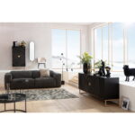 Decoratiune de podea Bathilde 49x54 cm negra