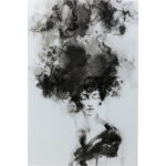 Tablou de sticla Smokey Hair 100x150cm