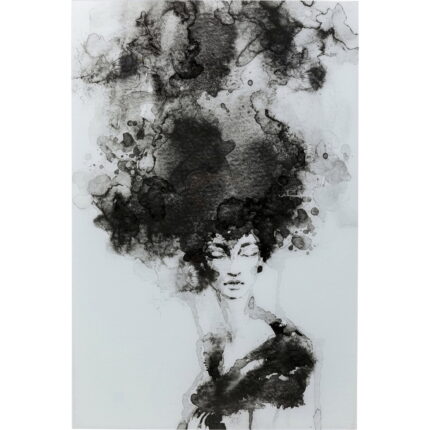 Tablou de sticla Smokey Hair 100x150cm