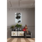 Tablou de sticla Smokey Hair 100x150cm