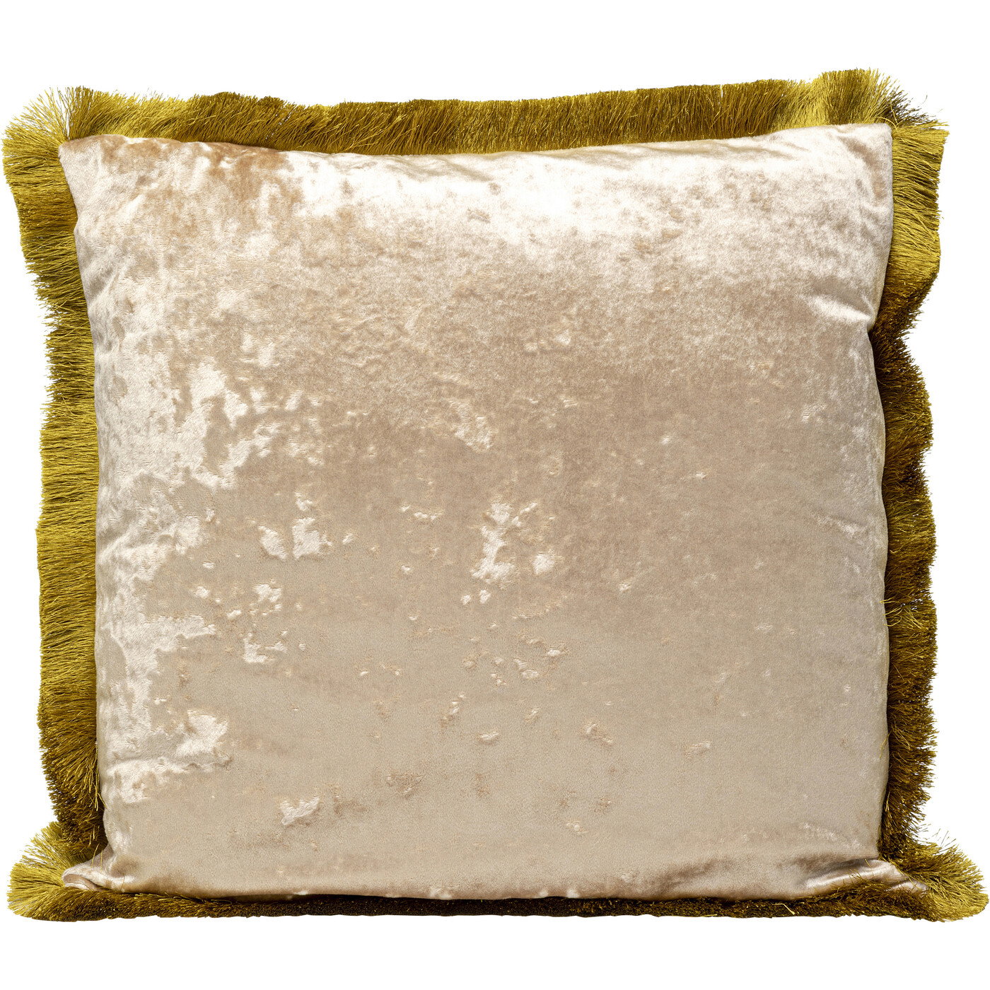 KARE-53862-1400x1400-1.jpg Perna decorativa bej cu ciucuri, Cannes Puder 45x45 cm