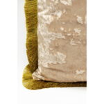 Perna decorativa bej cu ciucuri, Cannes Puder 45x45 cm