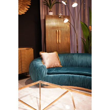 Perna decorativa bej cu ciucuri, Cannes Puder 45x45 cm