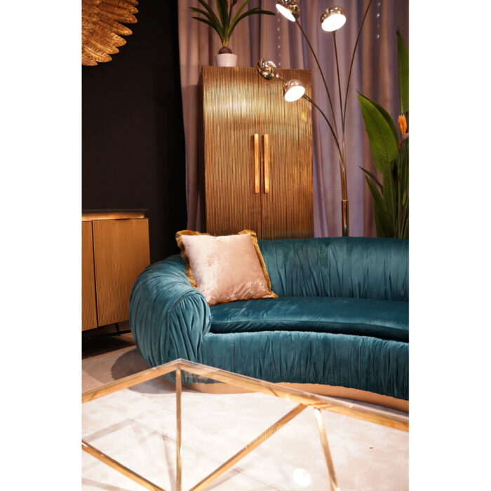 Perna decorativa bej cu ciucuri, Cannes Puder 45x45 cm
