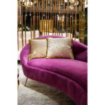 Perna decorativa bej cu ciucuri, Cannes Puder 45x45 cm