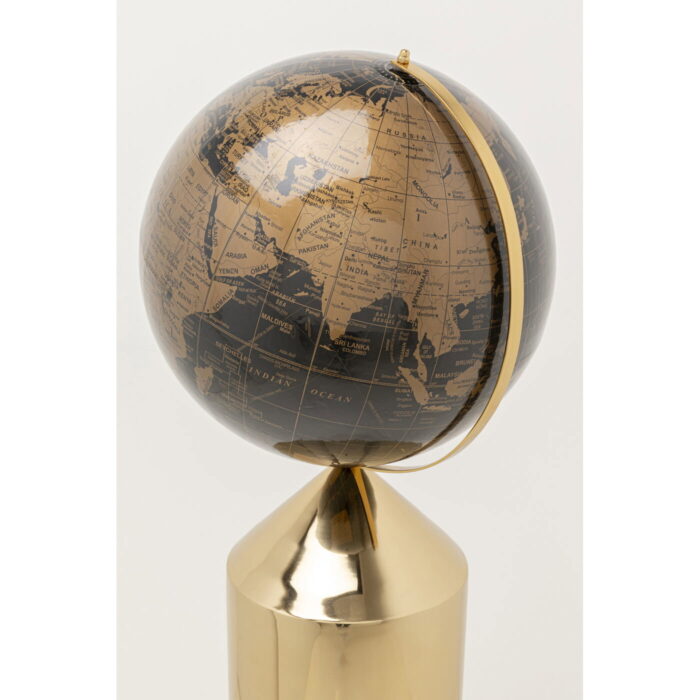Decoratiune de podea Glob pamantesc, baza aurie Globe Blat Ø38x132 cm