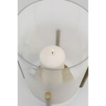 Lampa din sticla satinata Pillar Steam19x25 cm