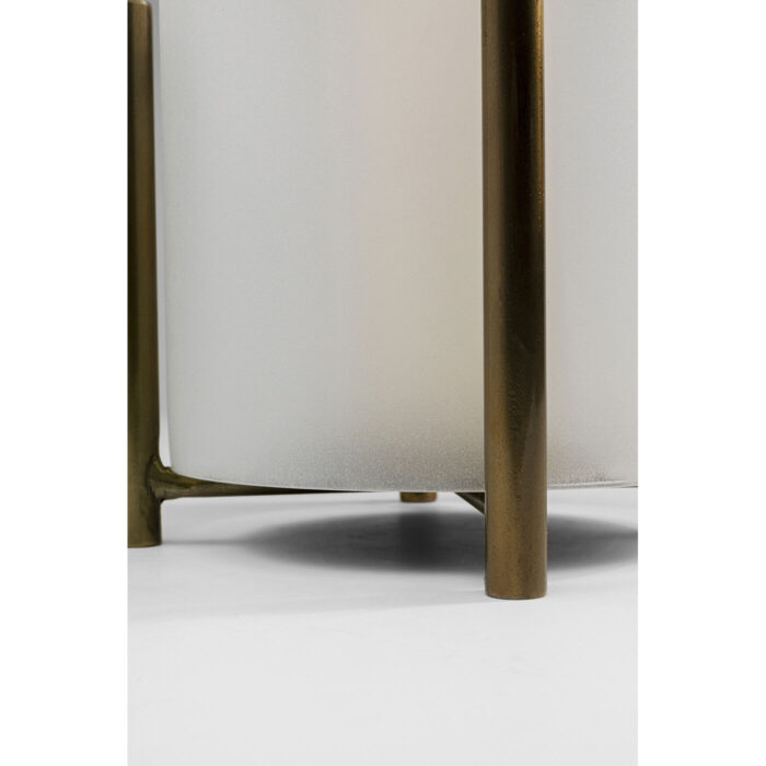 Lampa din sticla satinata Pillar Steam19x25 cm