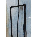Tablou cu rama Dust Albastru 100x100cm