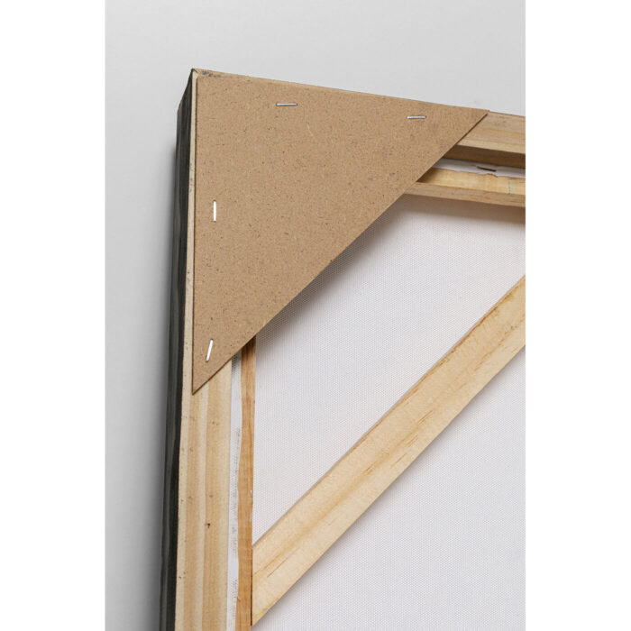 Tablou cu rama Dust Albastru 100x100cm