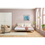 Tablou cu rama Dust Albastru 100x100cm