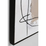 Tablou cu rama Dust Gri 100x100cm
