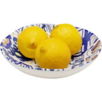 Farfurie adanca Fresco Ø21 cm alb/albastru