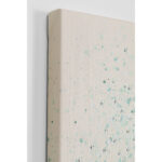 Tablou canvas Flower Boat bej/verde 80x100cm