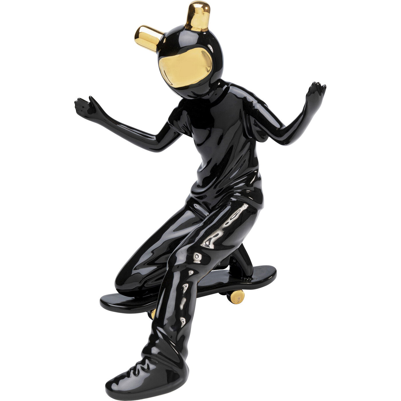 KARE-54369-1400x1400-1.jpg Figurina decorativa neagra Skating Astronaut 26x21 cm