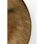 Decoratiune de perete aurie, din aluminiu Umano Ø59 cm