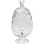 Recipient bauturi cu robinet Pineapple Clear (2/part)