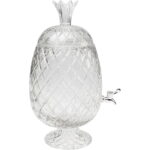 Recipient bauturi cu robinet Pineapple Clear (2/part)