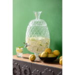 Recipient bauturi cu robinet Pineapple Clear (2/part)