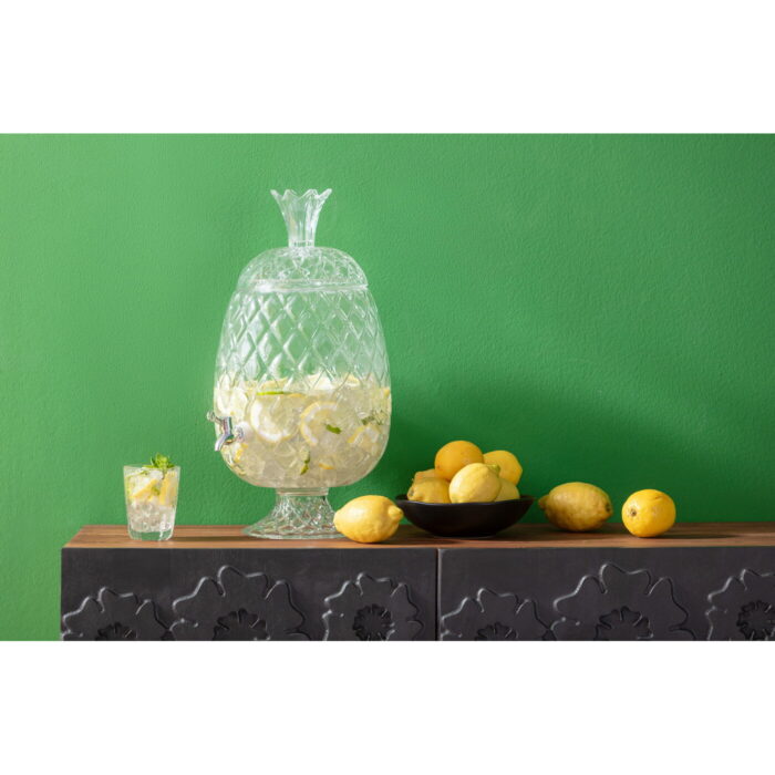 Recipient bauturi cu robinet Pineapple Clear (2/part)