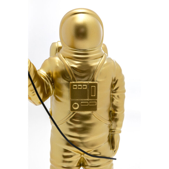 Figurina decorativa aurie Balloon Astronaut 41 cm