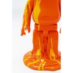 Decoratiune Gelato Bear portocaliu 40cm