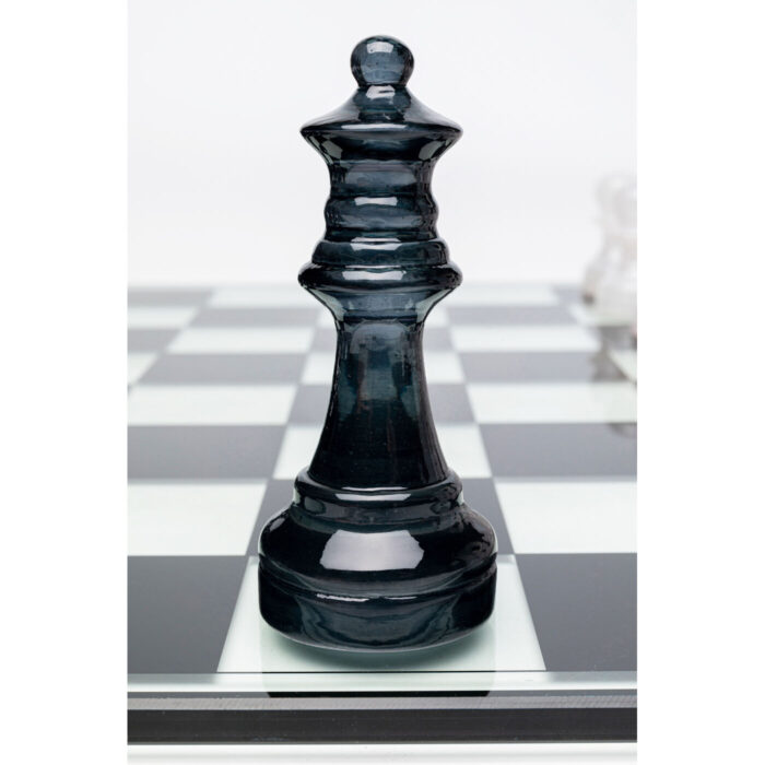 Tabla de sah din sticla calita, realizata manual Chess 60x60 cm