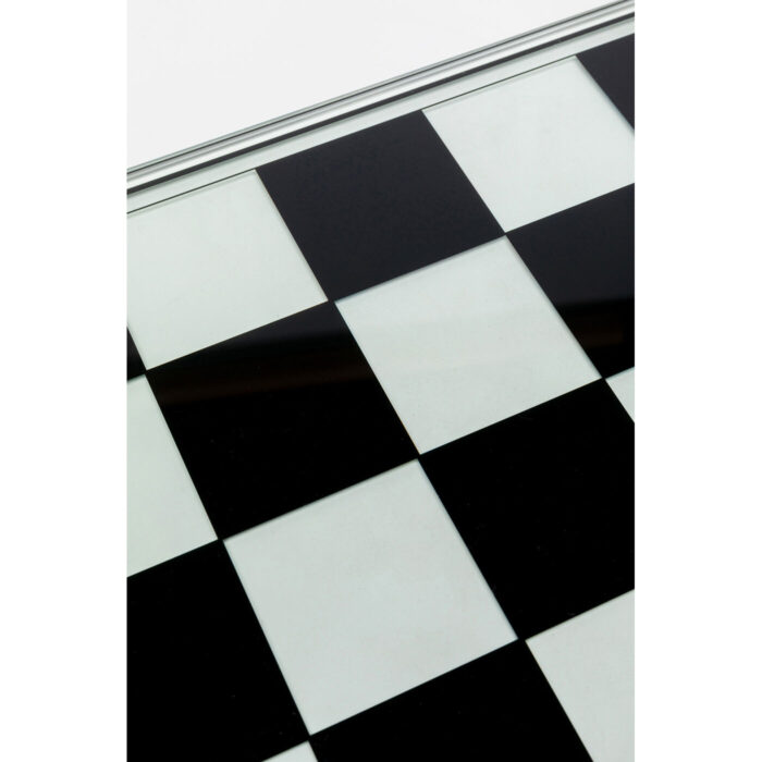 Tabla de sah din sticla calita, realizata manual Chess 60x60 cm