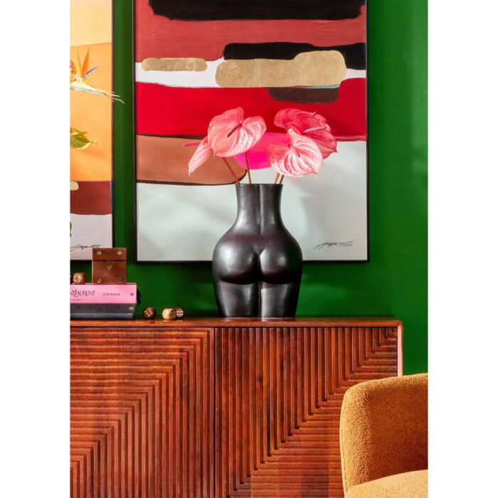 Vaza neagra Donna Schwarz 27x40 cm