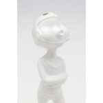 Figurina decorativa Ball Girl Alb 29 cm